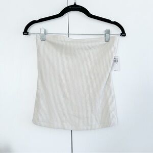 Old Navy Ribbed Tube Top in Cream ✨ Sz M